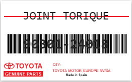 TOYOTA - 90301-24018 JOINT TORIQUE