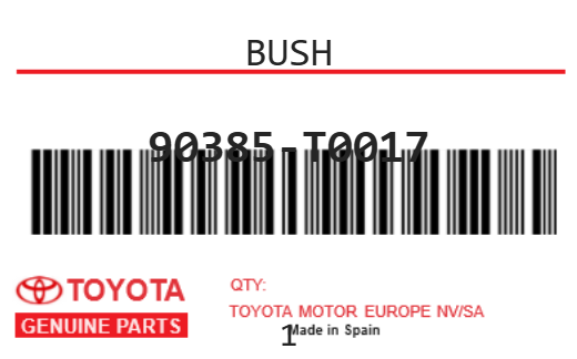 TOYOTA - 90385-T0017 BUSH