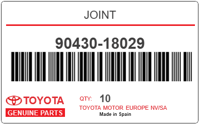 TOYOTA - 90430-18029 JOINT