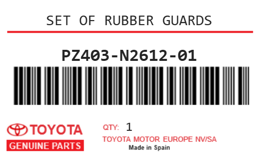 TOYOTA - PZ403-N2612-01 BARRES DE TOIT